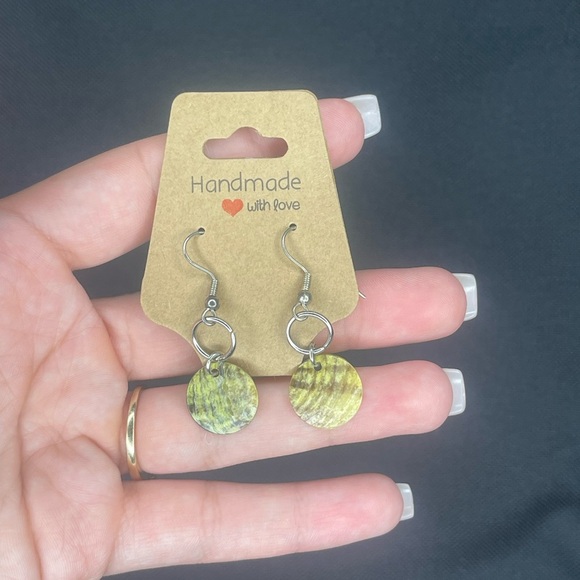 Green Earrings - Picture 1 of 1